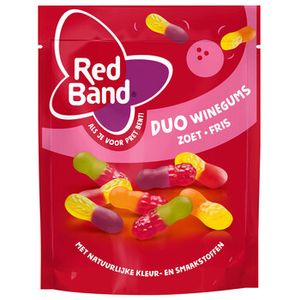 Red Band Red Band - Duo Winegums Zoet Fris 205 Gram 10 Stuks
