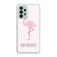 Pink positive: Samsung Galaxy A52s 5G Transparant Hoesje - thumbnail