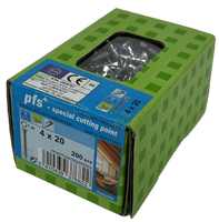pgb-Europe PFS+ | Spaanplaatschroef PFS+ VZK-T Ø 4,0x20 Zn - 200 stuks - PFWVTV001004000203