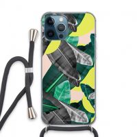 Fantasie jungle: iPhone 13 Pro Max Transparant Hoesje met koord