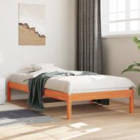 Slaapbank zonder matras 80x200 cm massief grenenhout wasbruin