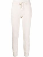 Lauren Ralph Lauren pantalon court Lisha en maille nervurée - Blanc - thumbnail