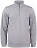 Clique 021013 Basic Active Half Zip - Grijsmelange - 3XL