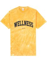 Sporty & Rich t-shirt à imprimé Wellness Ivy - Jaune