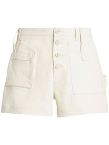 ETRO short chino à boutonnière - Blanc