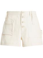 ETRO short chino à boutonnière - Blanc