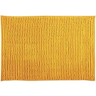 Badkamerkleedje/badmat tapijt - kleedje voor op de vloer - saffraan geel - 60 x 90 cm
