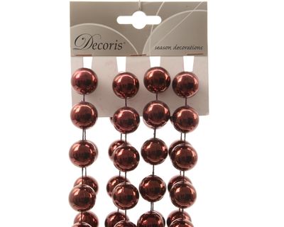 Kralenketting plastic xxl 20mmx270cm ossenbloed - Ksd
