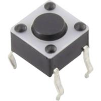 TRU COMPONENTS YST-1102 Druktoets 12 V/DC 0.05 A 1x uit/(aan) Moment (l x b) 6 mm x 6 mm 1 stuk(s) - thumbnail