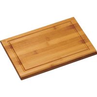 Bamboe houten snijplank 21 x 31 cm - thumbnail