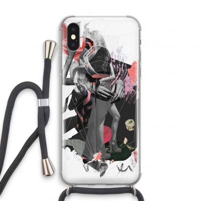 Dissimulation du réel: iPhone XS Transparant Hoesje met koord