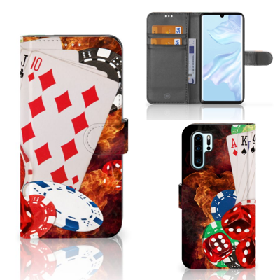 Huawei P30 Pro | Wallet Case | met Pasjes | Casino
