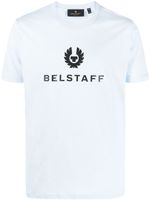 Belstaff t-shirt en coton à logo imprimé - Bleu