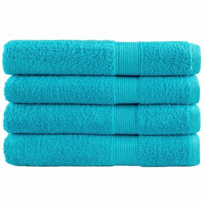 VidaXL Saunadoeken solund 4 st 600 g/m² 80x200 cm turquoise