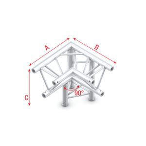 Milos Milos Corner 90° down right, apex down P Truss