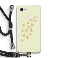 Falling Leaves: Pixel 3 XL Transparant Hoesje met koord