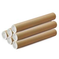 8x Kartonnen koker 85 x 100 mm