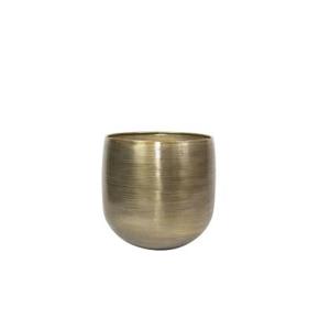 Ter Steege Bloempot Aluminium Goud D 38 cm H 35 cm