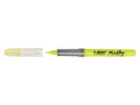 BIC Highlighter Flex markeerstift 12 stuk(s) Borstelpunt Geel - thumbnail