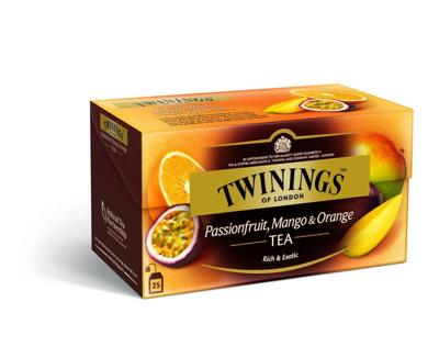 Twinings Passievrucht mango & orange aroma 25 Zakjes Twinings Passievrucht mango & orange aroma 25 Zakjes