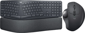 Logitech K860 + Logitech MX Ergo Draadloze Muis