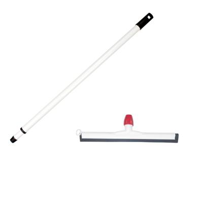 Betra Douchetrekker/vloertrekker - kunststof - wit - natuur rubber - B45 cm - Uitschuif steel