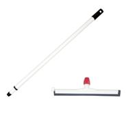 Betra Douchetrekker/vloertrekker - kunststof - wit - natuur rubber - B45 cm - Uitschuif steel