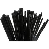 Creativ Company Chenille zwart 30cm, 50st.