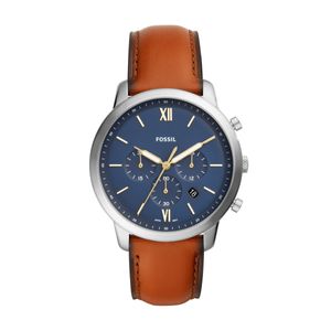 Horlogeband Fossil FS5453 Leder Cognac 22mm