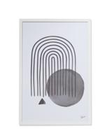 HEMA Fotolijst 40x60cm Wit Hout (wit)