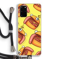 Hamburger: Samsung Galaxy S20 Plus Transparant Hoesje met koord