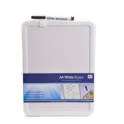 A4 kartonnen whiteboard met stift