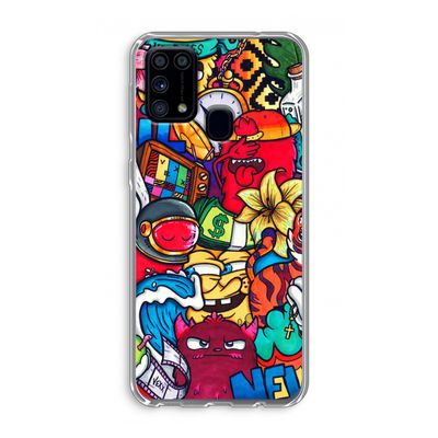 No Rules: Samsung Galaxy M31 Transparant Hoesje