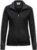 Hakro 277 Women's sweat jacket Contrast MIKRALINAR® - Black/Anthracite - 4XL