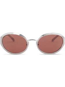 Marni lunettes de soleil To-Sua à monture ovale - Argent