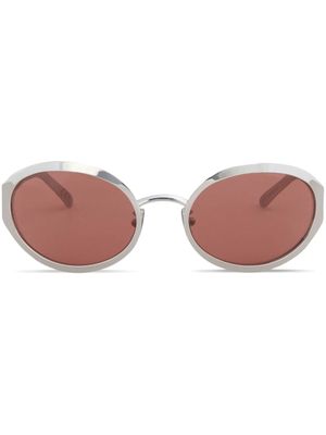Marni Eyewear lunettes de soleil To-Sua à monture ovale - Argent