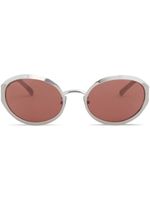 Marni lunettes de soleil To-Sua à monture ovale - Argent