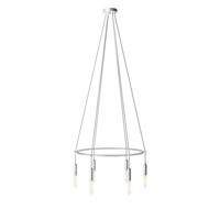 Kroonluchter modern 6x E14 fitting 63 cm met led lampen Kroonluchter modern 6x E14 fitting 63 cm met led lampen
