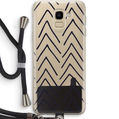 Marrakech Arrows: Samsung Galaxy J6 (2018) Transparant Hoesje met koord