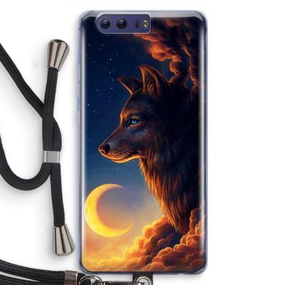 Night Guardian: Honor 9 Transparant Hoesje met koord