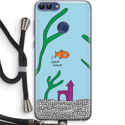 Aquarium: Huawei P Smart (2018) Transparant Hoesje met koord