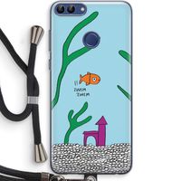 Aquarium: Huawei P Smart (2018) Transparant Hoesje met koord