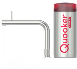 Quooker Front met COMBI+ boiler 3-in-1 kokend water kraan RVS