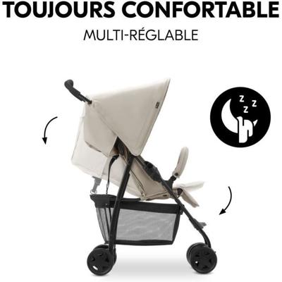 HAUCK - Kinderwagen - SPORT - Opvouwbaar & Liggend - Zonnekap - 4 Wielen - Blauw