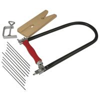 Complete hobby figuurzaag set - inclusief 10x zaagbladen - Hobby handgereedschap