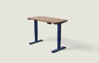 Desktronic HomePro bureau Diepblauw / Walnoot / 120x60 cm