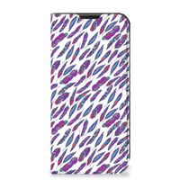 Samsung Galaxy Xcover 6 Pro Hoesje met Magneet Feathers Color - thumbnail