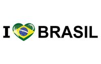 Koffer stickers I Love Brasil - thumbnail