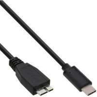 InLine USB 3.1 Typ C/Micro-B 0.5m USB-kabel 0,5 m USB 3.2 Gen 2 (3.1 Gen 2) USB C Micro-USB B Zwart - thumbnail