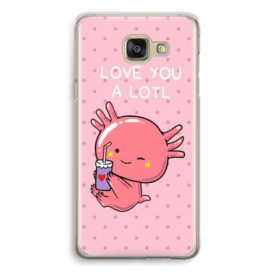 Love You A Lotl: Samsung Galaxy A5 (2016) Transparant Hoesje